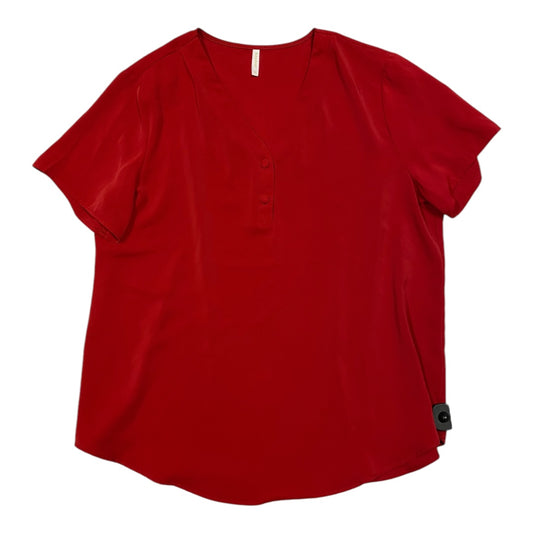 Top Ss By ANYDEER In Red, Size:Xl