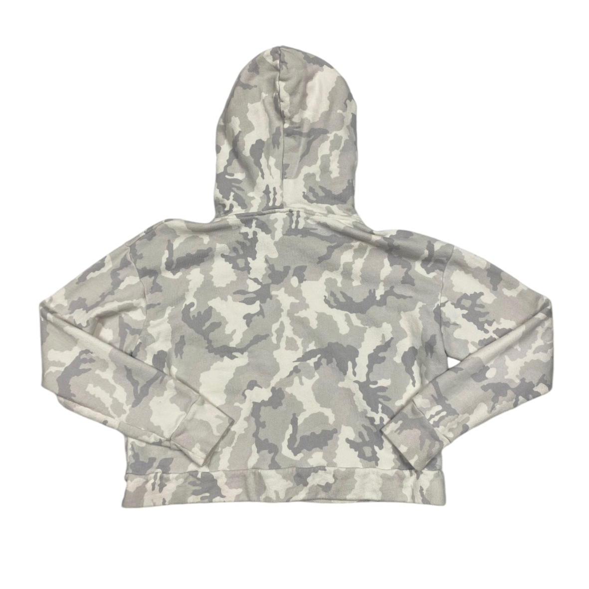 Sweatshirt Hoodie By the label In Camouflage Print, Size: Xs