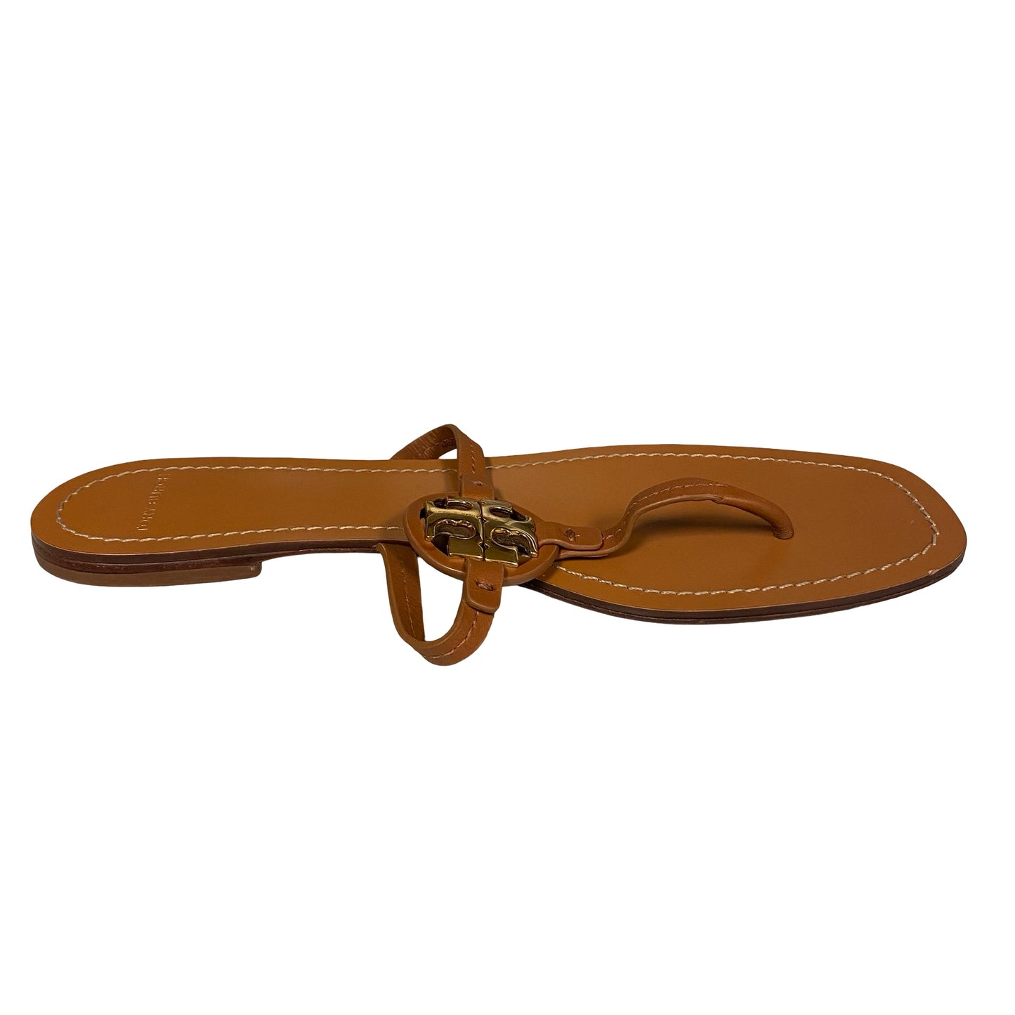 Sandals Designer By Tory Burch In Gold & Tan, Size:11