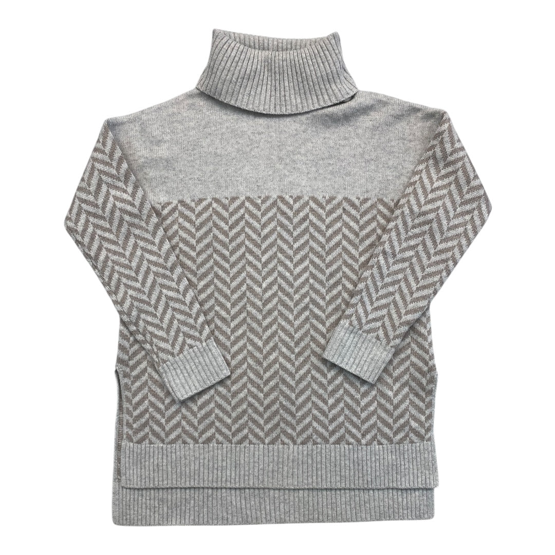 Sweater By Athleta In Grey & Tan, Size:M