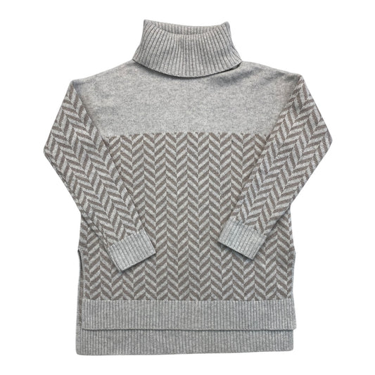 Sweater By Athleta In Grey & Tan, Size:M