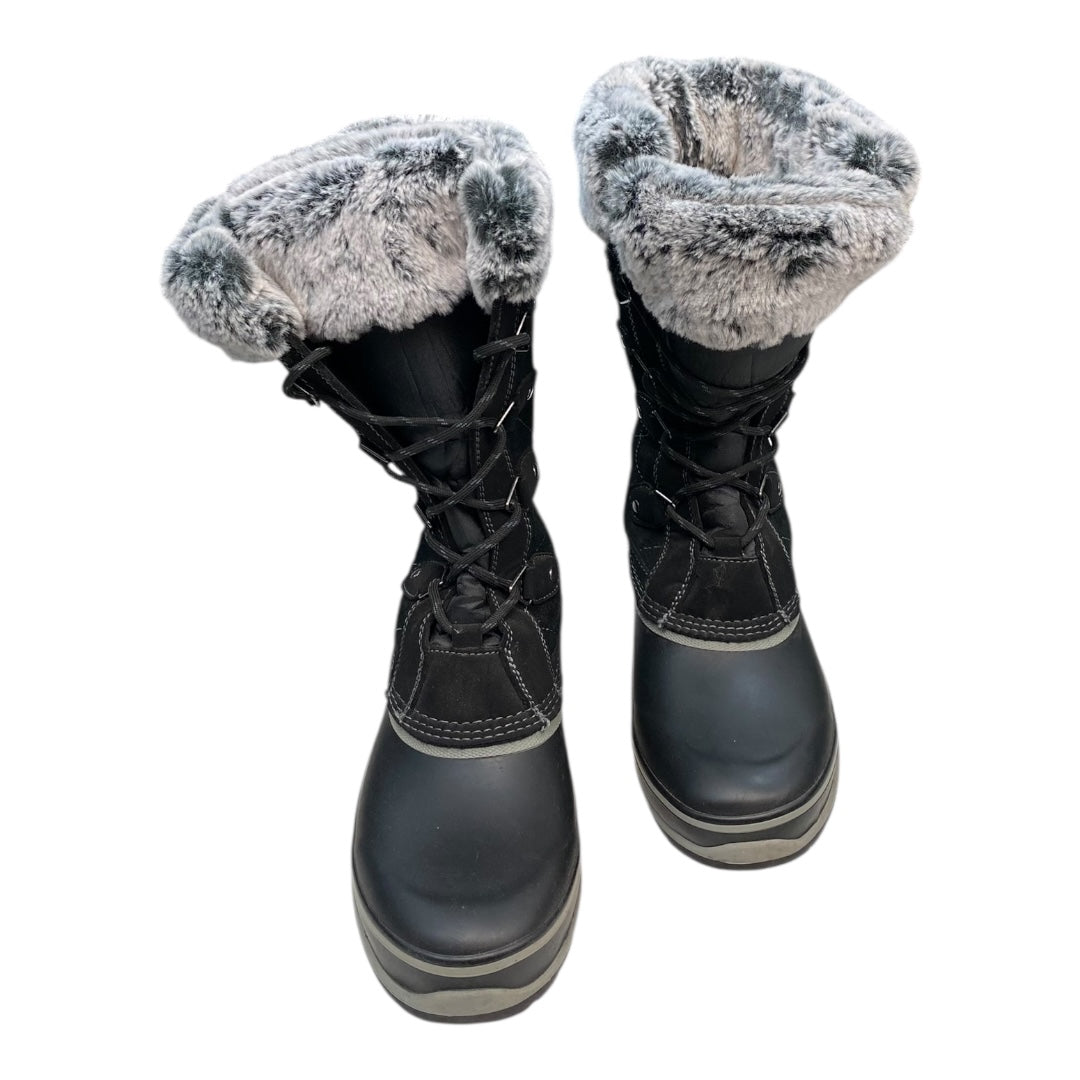 Boots Snow By Khombu In Black, Size:8