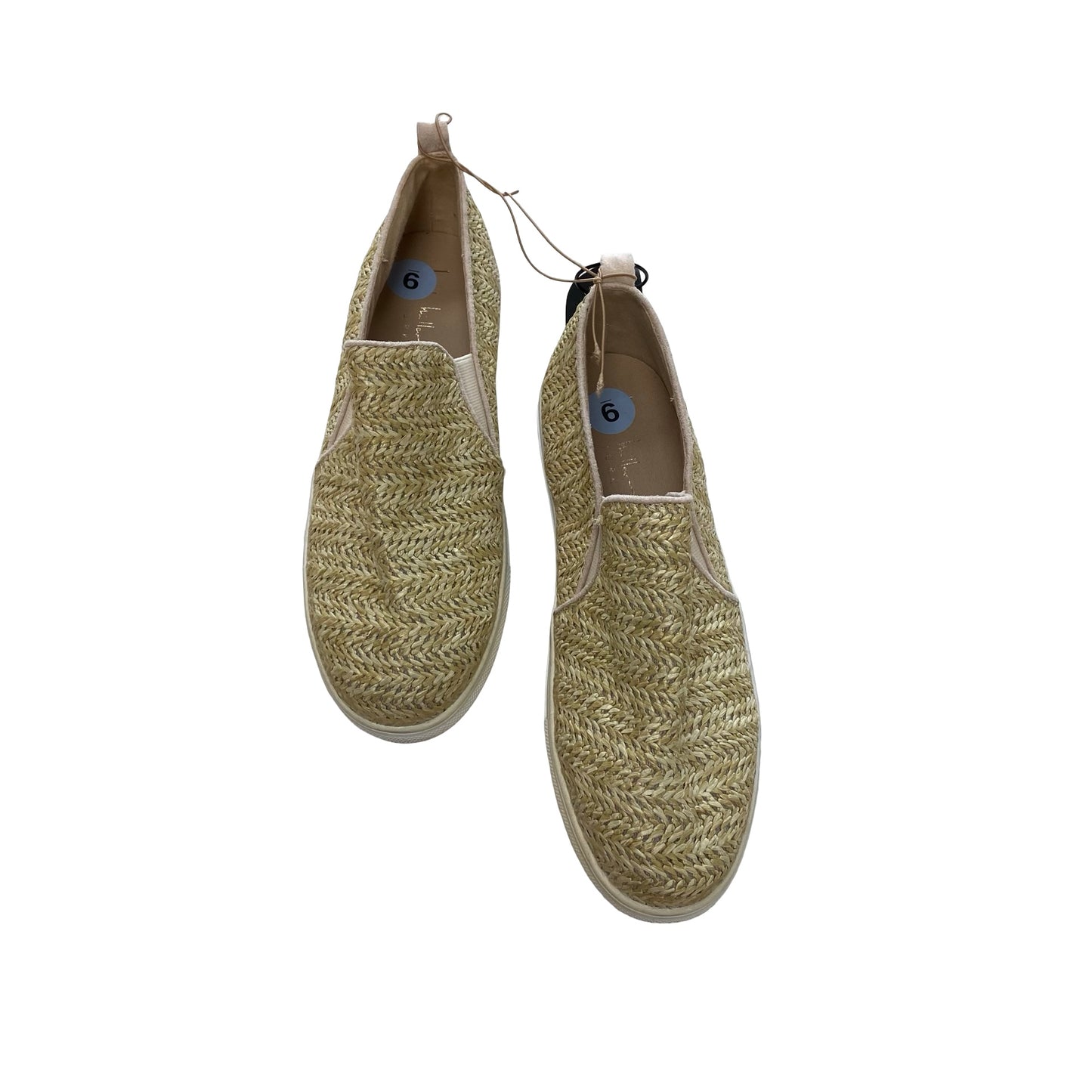 Shoes Flats By Nicole By Nicole Miller In Tan & White, Size:9