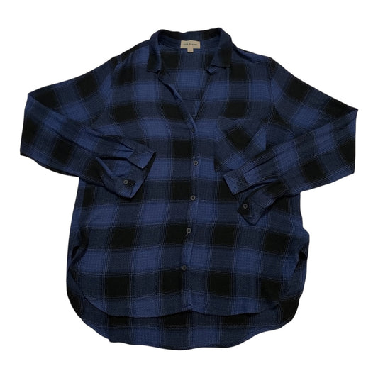 Top Ls By Cloth & Stone In Blue, Size:L
