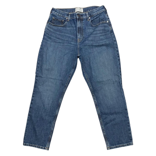 Jeans Straight By Everlane In Blue Denim, Size:12