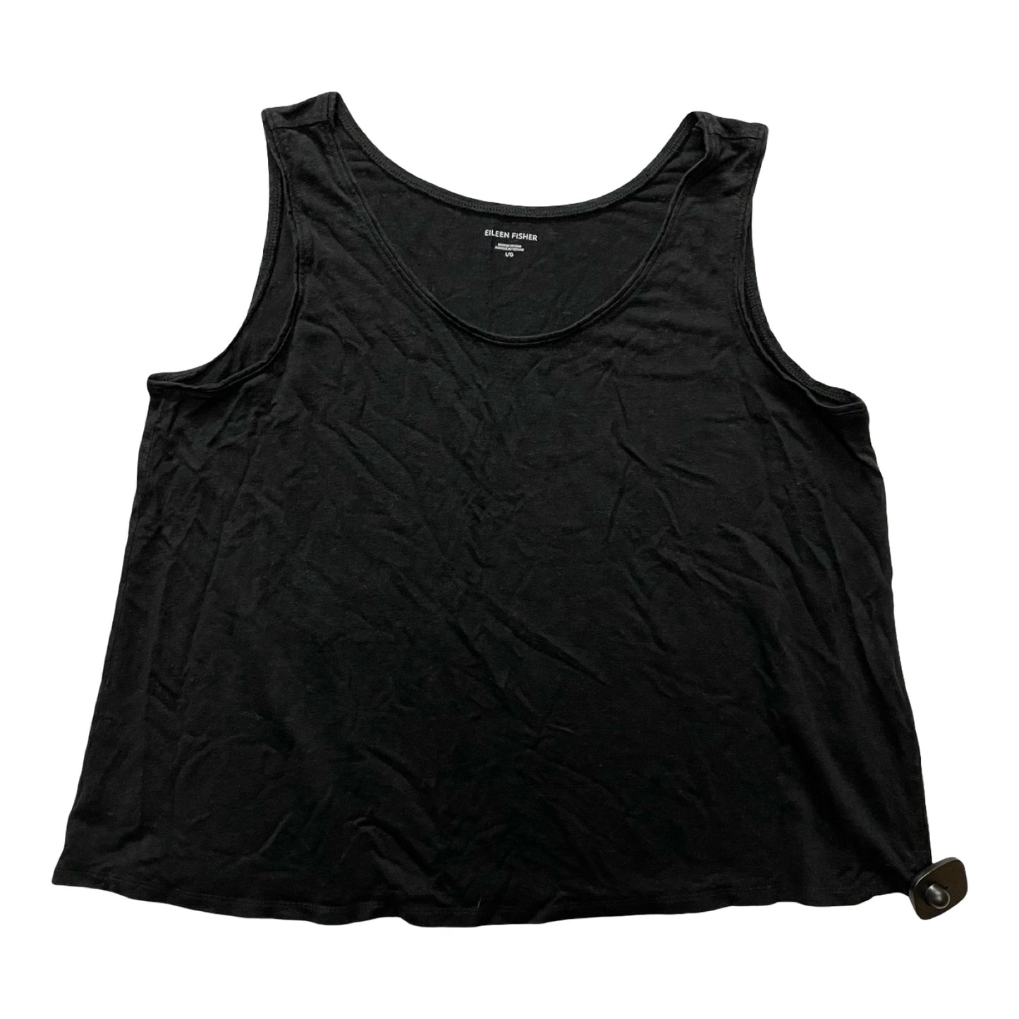 Top Sleeveless Designer By Eileen Fisher In Black, Size:L