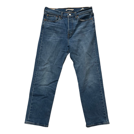 Jeans Boyfriend By Levis In Blue Denim, Size:8