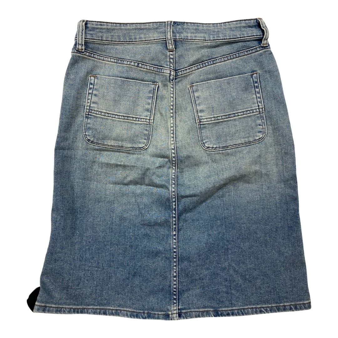 Skirt Midi By Kut In Blue Denim, Size:4