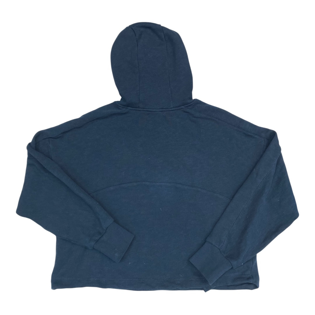 Athletic Top Ls Hoodie By Sweaty Betty In Navy, Size:M