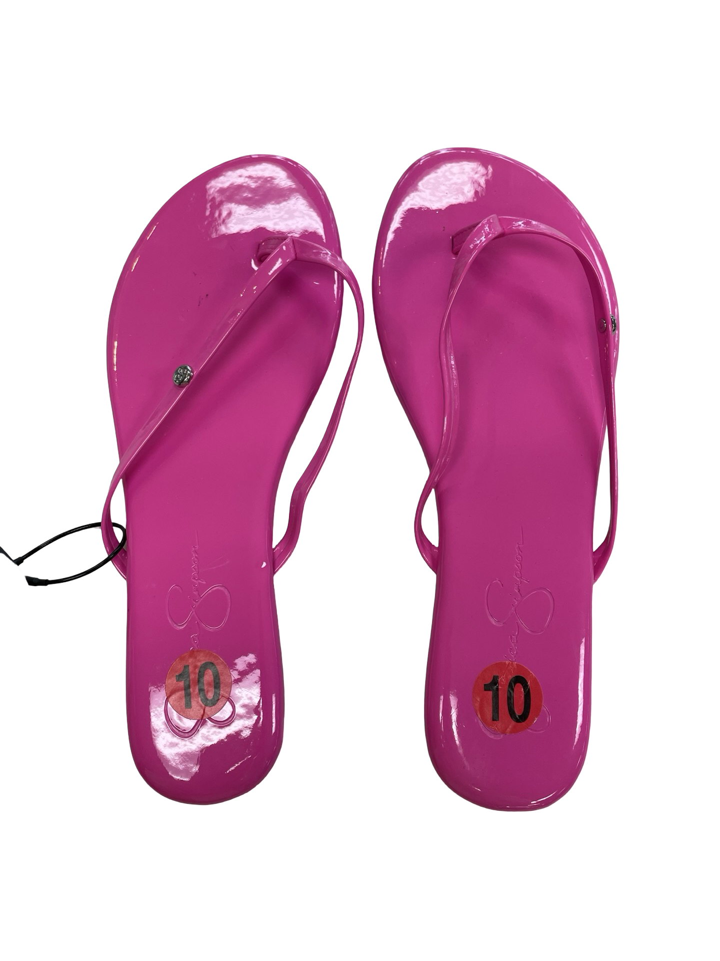 Sandals Flip Flops By Jessica Simpson In Pink, Size:10