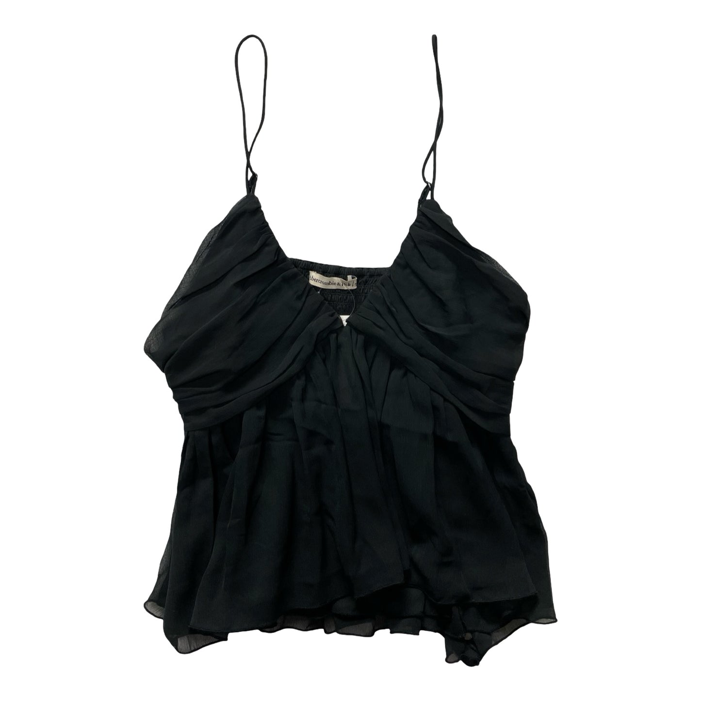 Top Sleeveless By Abercrombie And Fitch In Black, Size:M