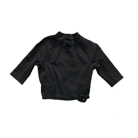 Athletic Top Ss By Lululemon In Black, Size: XS