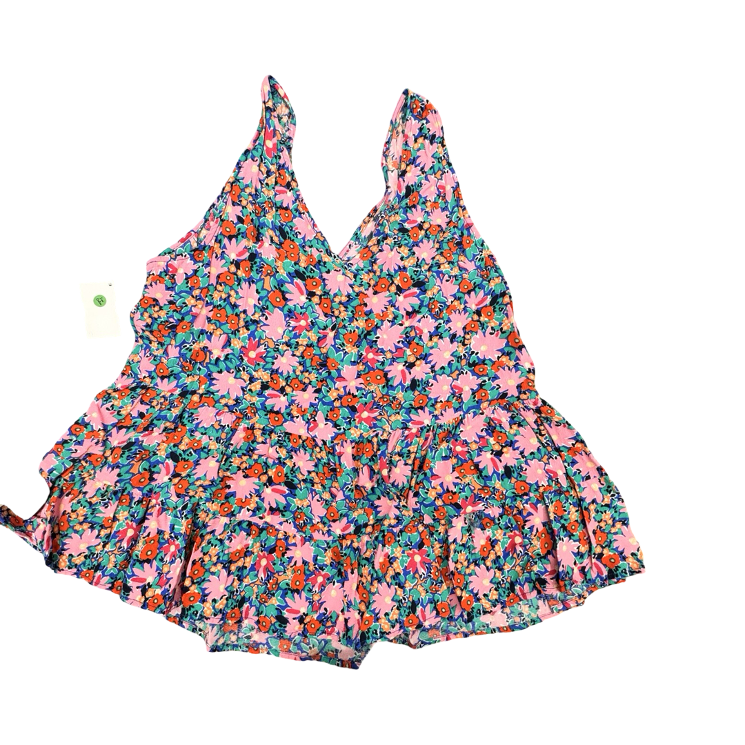 Top Sleeveless By Loft In Multi, Size:M