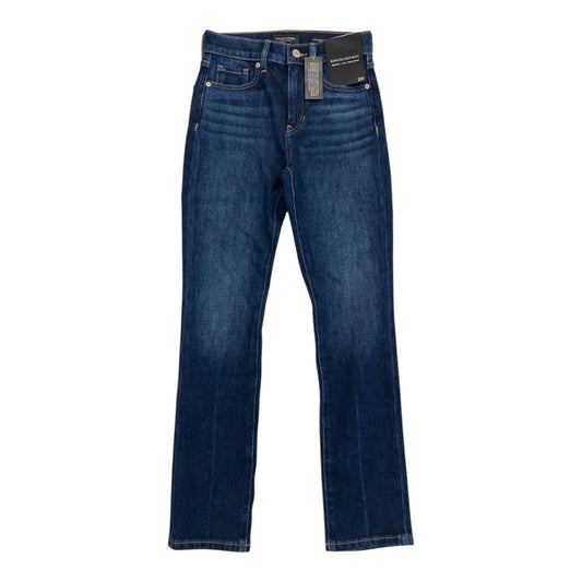 Jeans Straight By Banana Republic In Blue Denim, Size:0