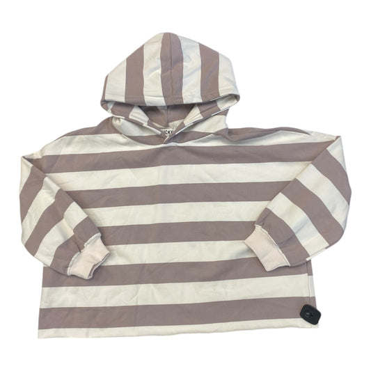 Sweatshirt Hoodie By BUCKET LIST In Striped Pattern, Size:L