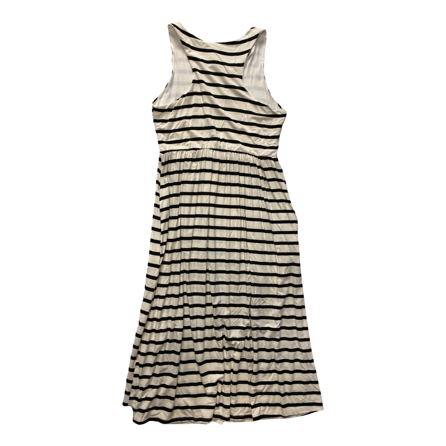 Dress Casual Midi By Cmc In Striped Pattern, Size:L