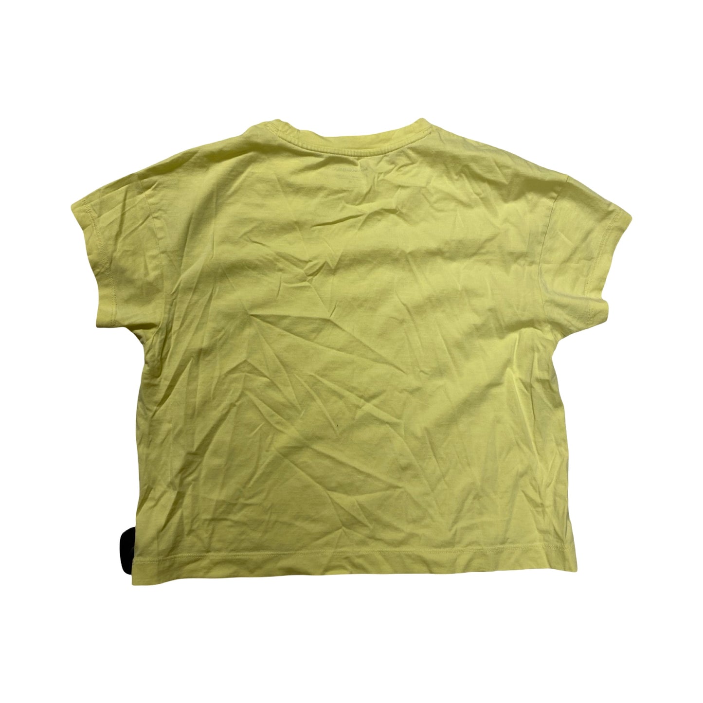Top Ss Basic By Banana Republic In Yellow, Size:Xs