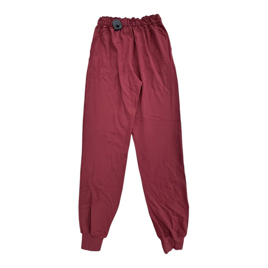 Athletic Pants By Lululemon In Red, Size:4