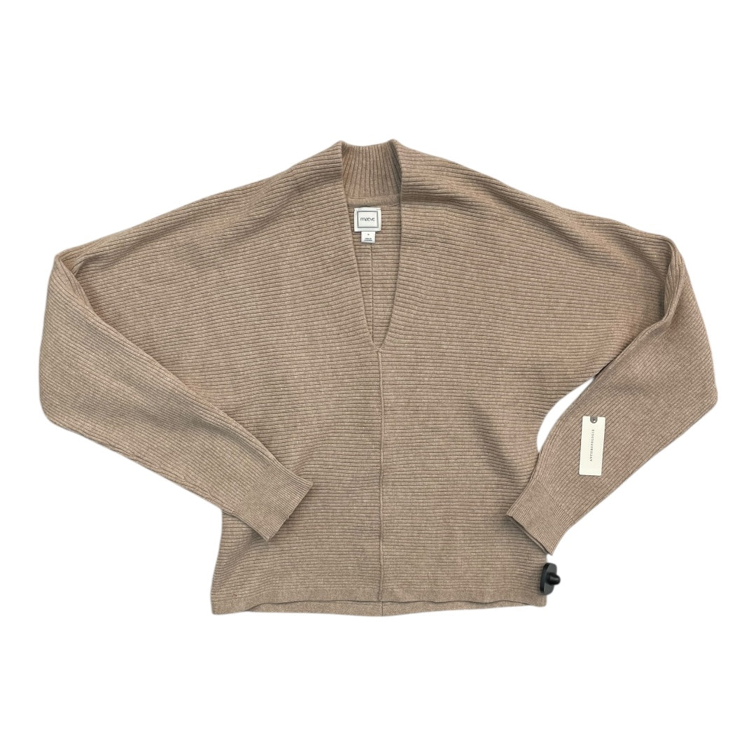 Sweater By Maeve In Tan, Size:M