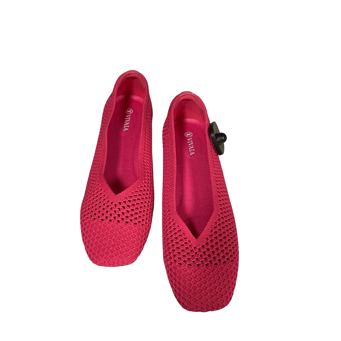 Shoes Flats By Vivaia In Pink, Size:9.5
