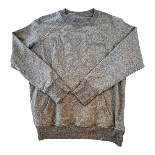 Athletic Sweatshirt Crewneck By Lululemon In Grey, Size:8