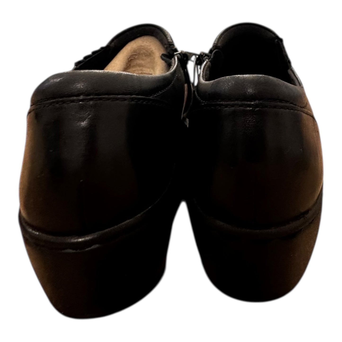 Shoes Heels Wedge By Clarks In Black, Size:8.5