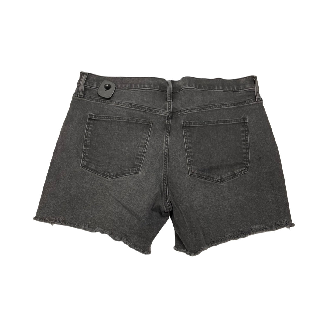 Shorts By Gap In Black Denim, Size:16