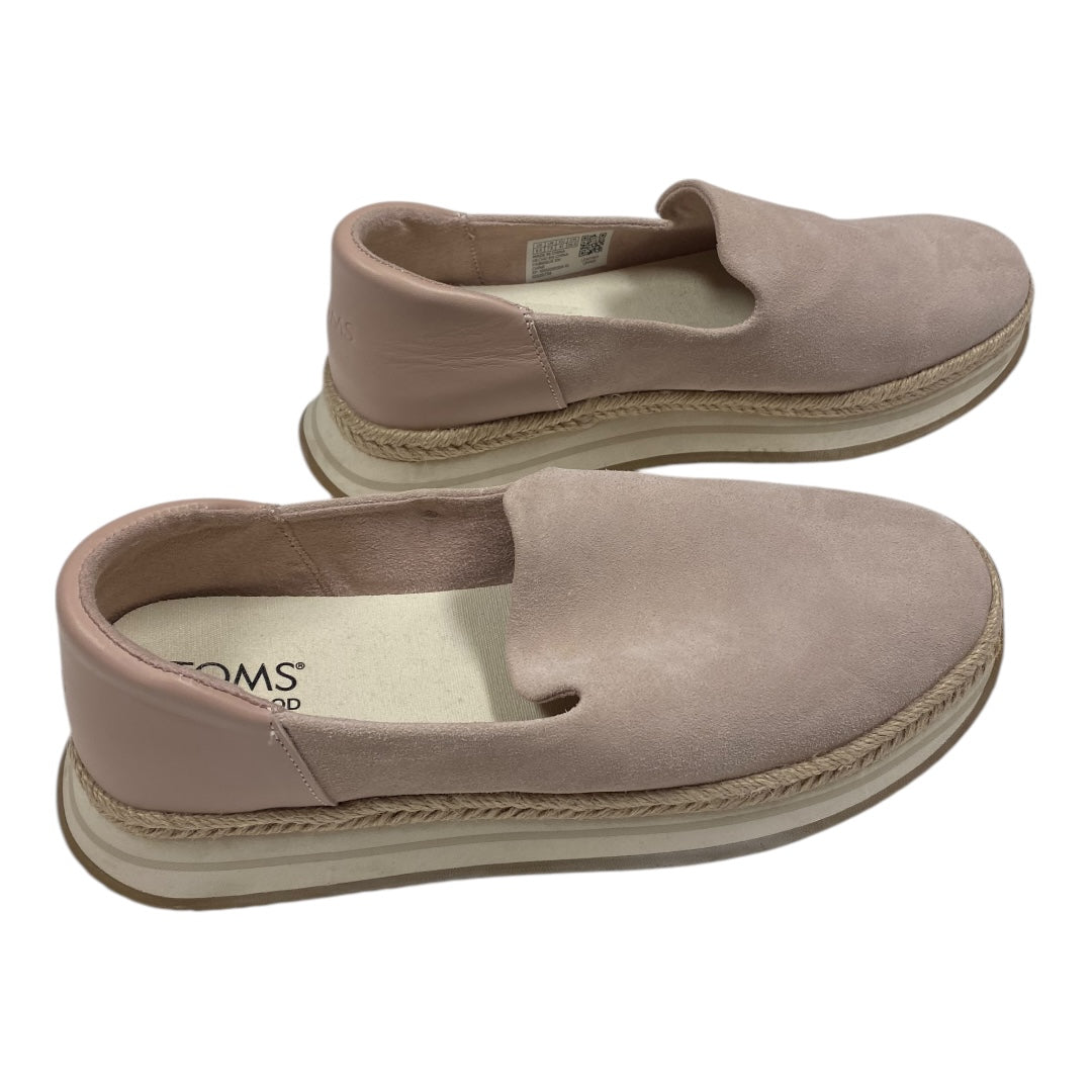 Shoes Heels Block By Toms In Pink, Size:9.5