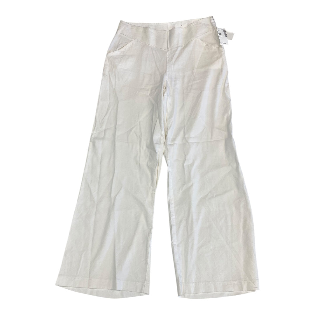 Pants Wide Leg By Inc In White, Size:10