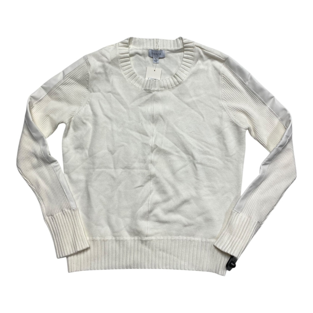 Sweater By Evereve In Ivory, Size:Xl