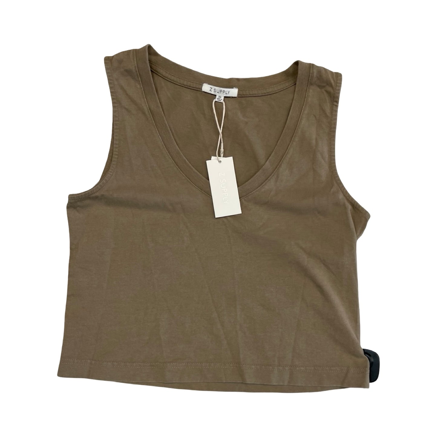 Top Sleeveless By Z Supply In Tan, Size:Xs