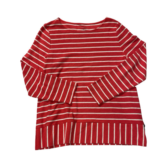 Top Ls By Talbots In Striped Pattern, Size:Xl