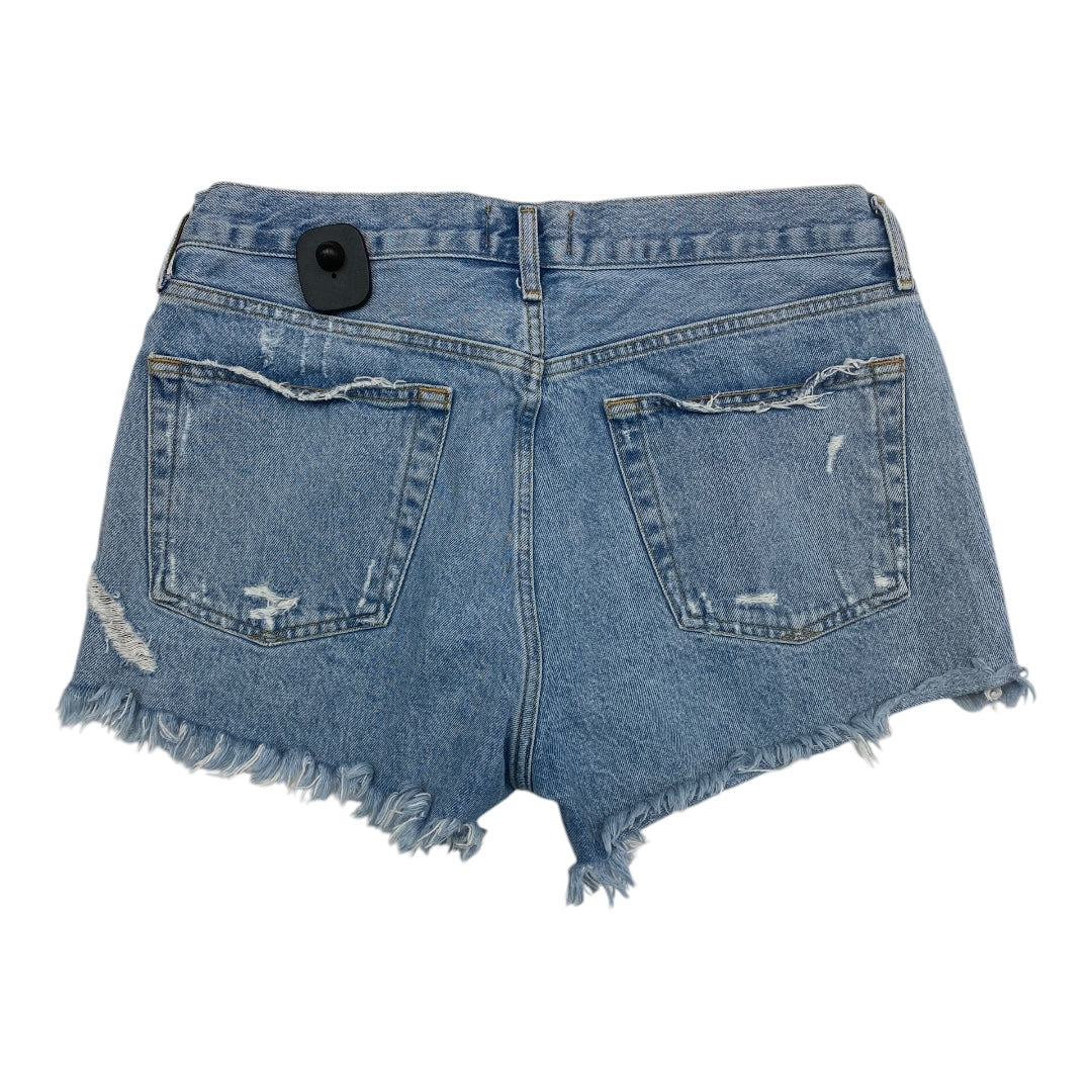 Shorts By Agolde In Blue Denim, Size:10