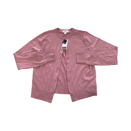 Sweater Cardigan By Nordstrom In Pink, Size:S