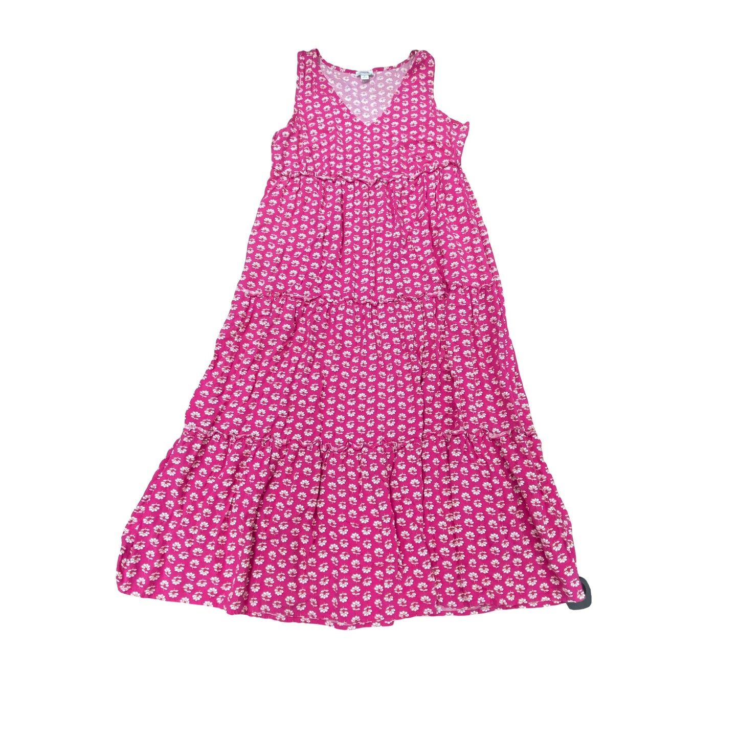 Dress Casual Midi By J. Crew In Pink, Size:6