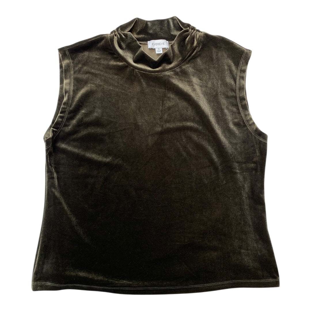Top Sleeveless By Evereve In Green, Size:Xl