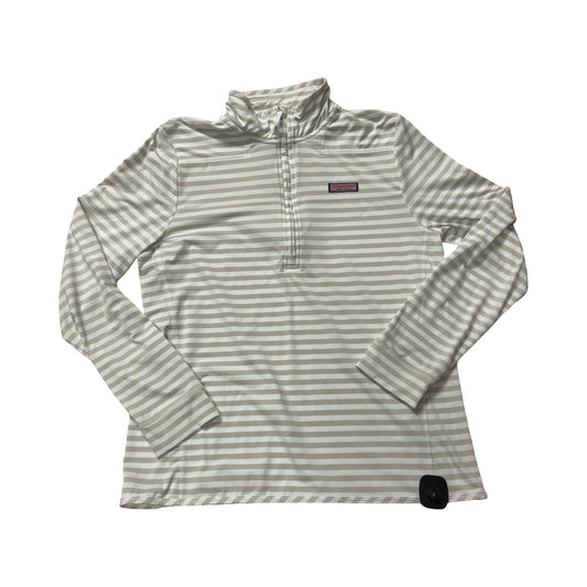 Athletic Jacket By Vineyard Vines In Tan & White, Size:L
