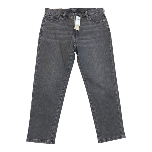 Jeans Straight By Banana Republic In Black, Size:8