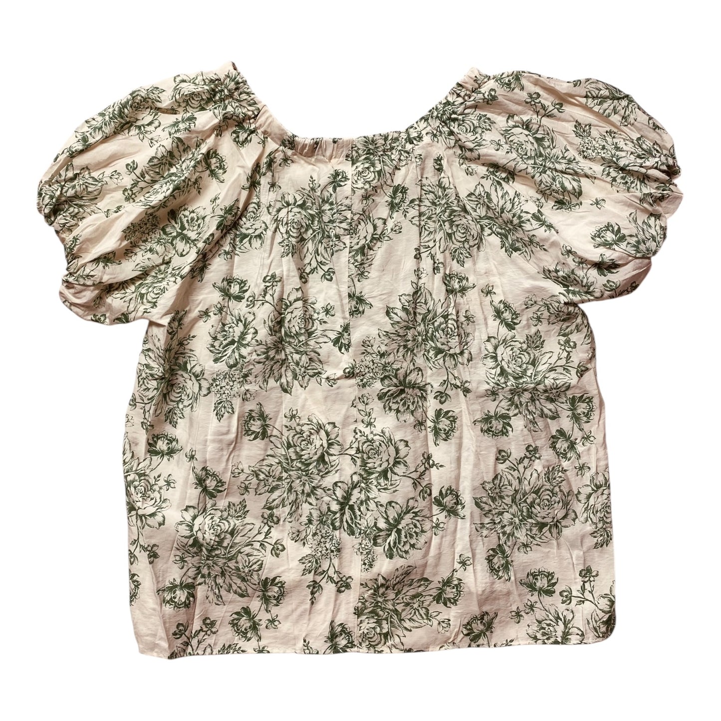 Top Ss By Oddi In Floral Print, Size:3X