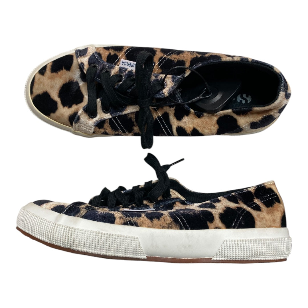 Shoes Sneakers By Superga In Animal Print, Size:7