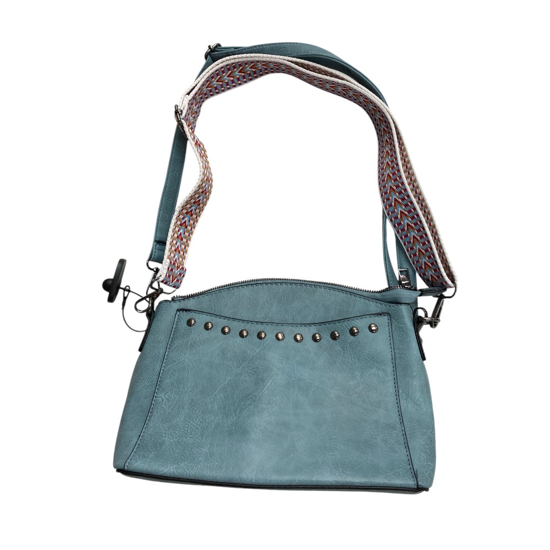 Handbag By Clothes Mentor In Blue, Size:Small