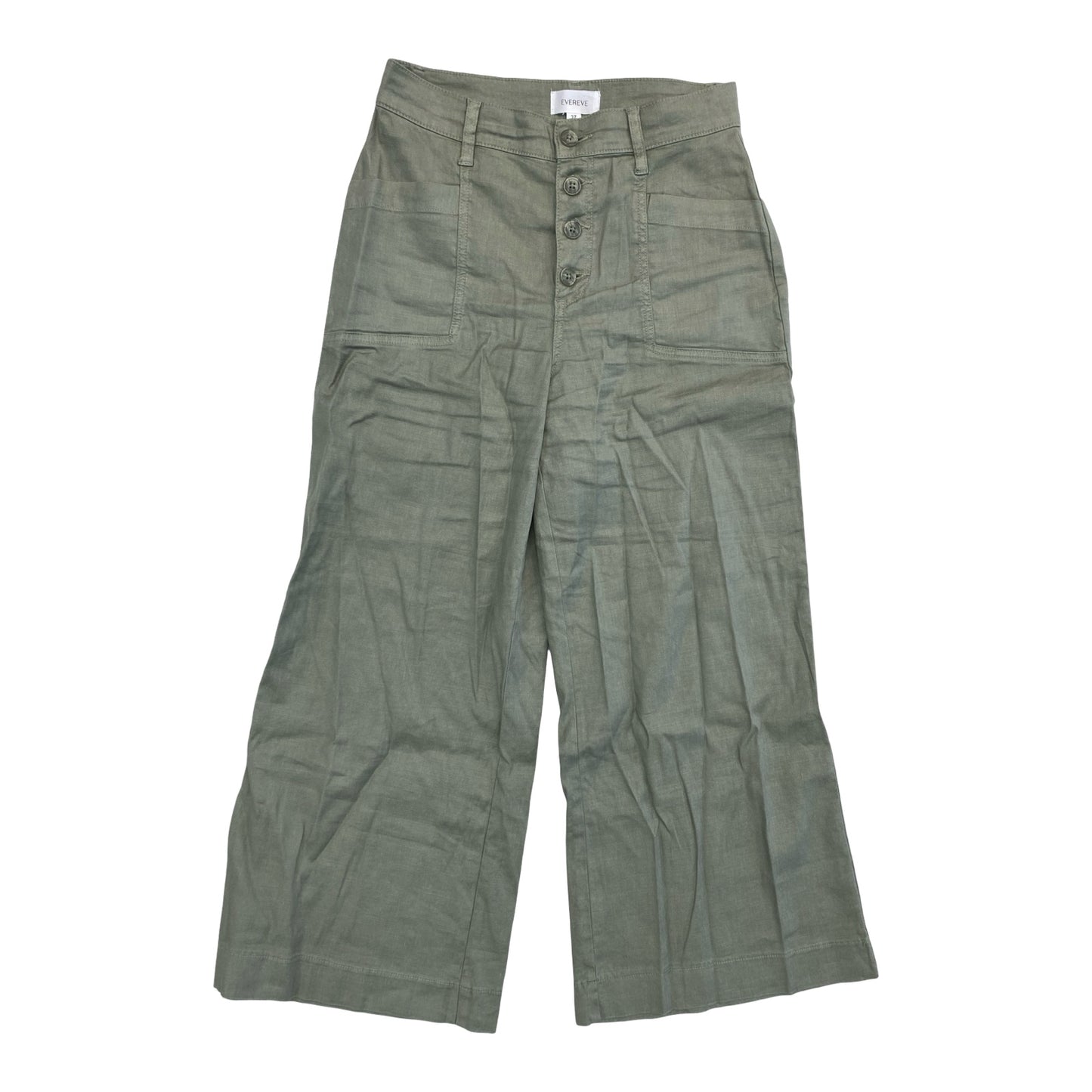 Pants Linen By Evereve In Green, Size:4