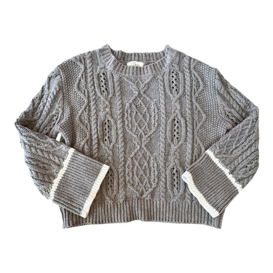 Sweater By Elan In Grey, Size:S