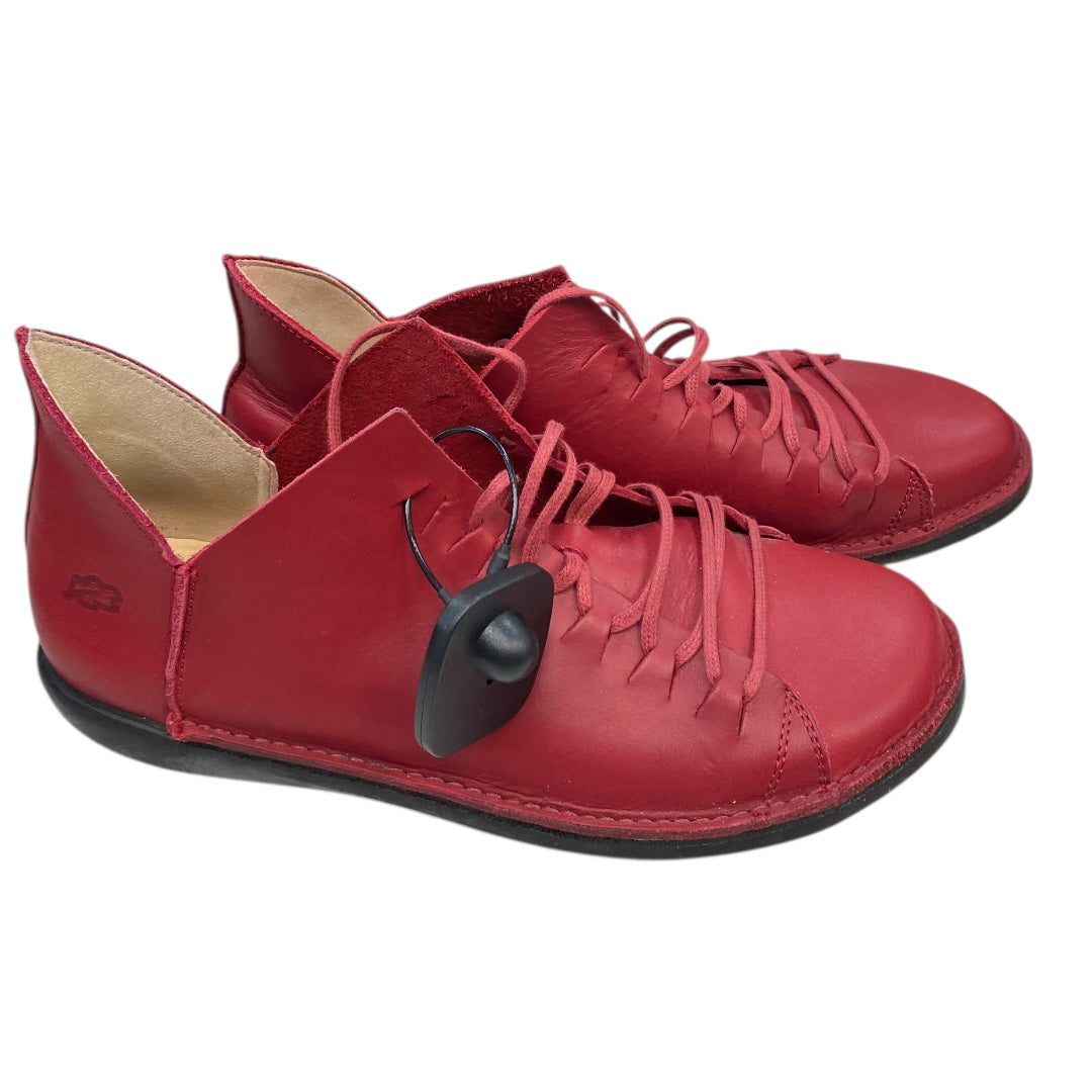 Shoes Flats By  Cmc In Red, Size:8.5