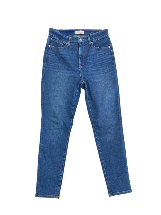 Jeans Skinny By Loft In Blue Denim, Size:6