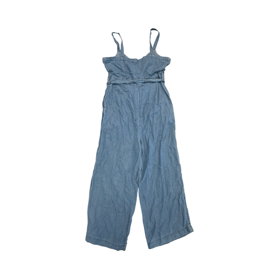 Jumpsuit By Loft In Blue Denim, Size:0