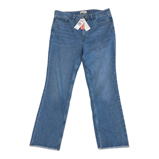 Jeans Straight By Vineyard Vines In Blue Denim, Size:12