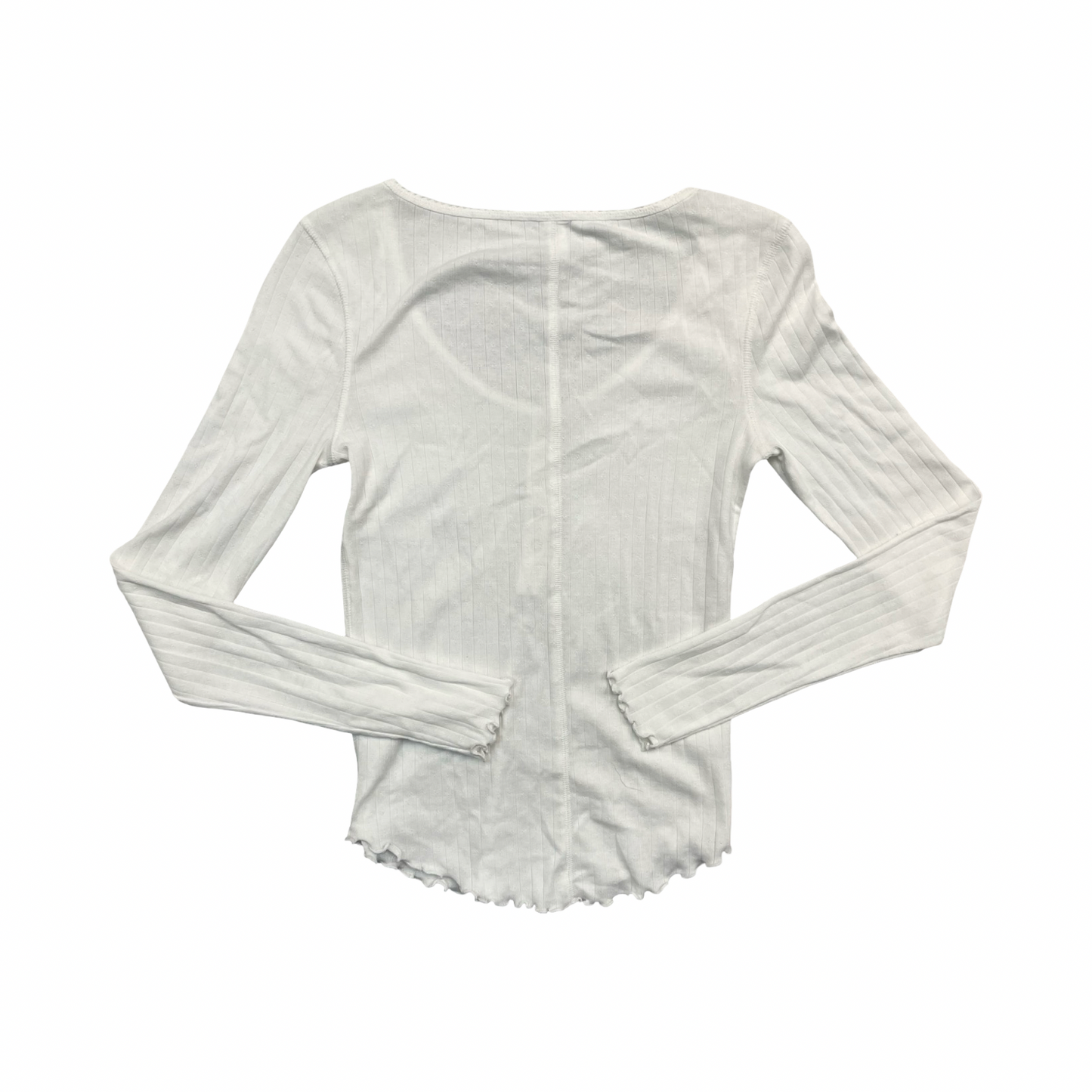 Top Ls Basic By Bp In White, Size:M