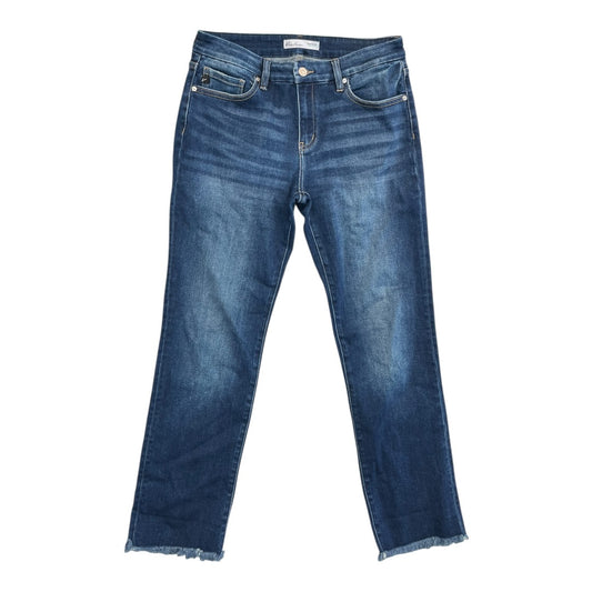 Jeans Straight By Kancan In Blue Denim, Size:6