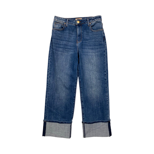 Jeans Wide Leg By Kut In Blue Denim, Size:4